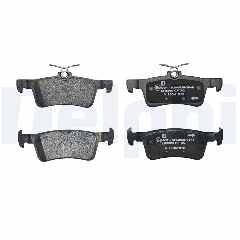 DELPHI Bremseklodser lp3369 for FORD