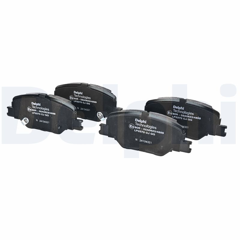 DELPHI Bremseklodser lp3370 for VAUXHALL