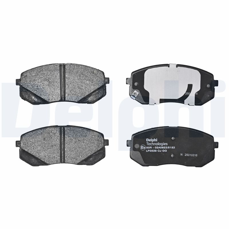 DELPHI Bremseklodser lp3538 for KIA HYUNDAI