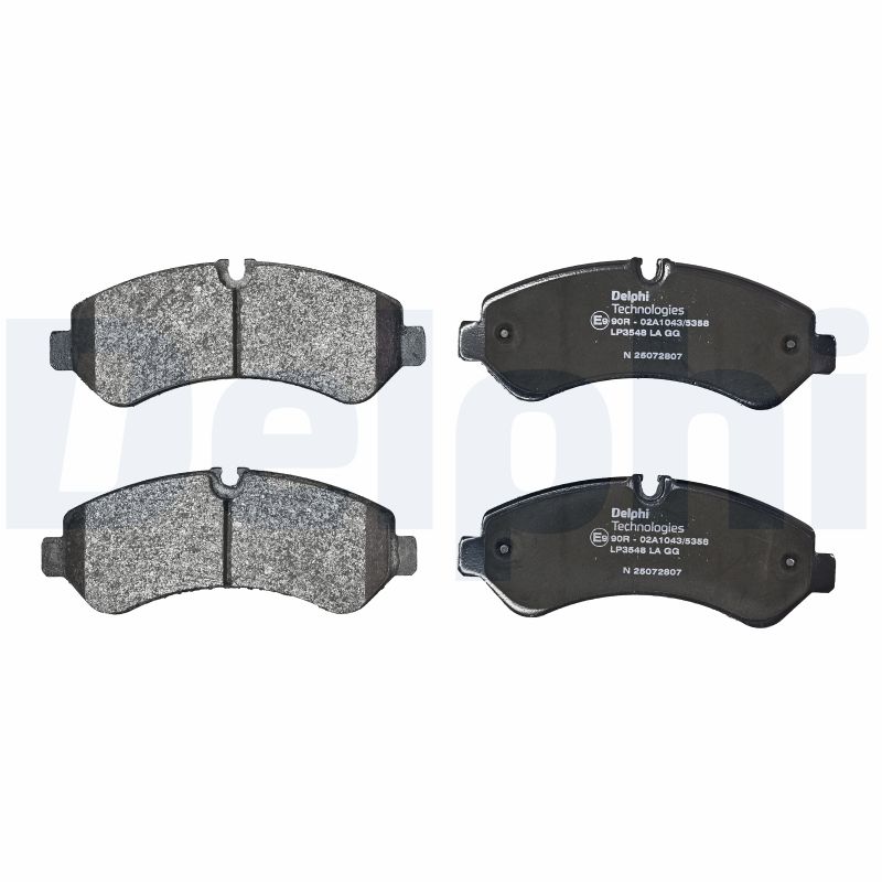 DELPHI Bremseklodser lp3548 for MERCEDES-BENZ