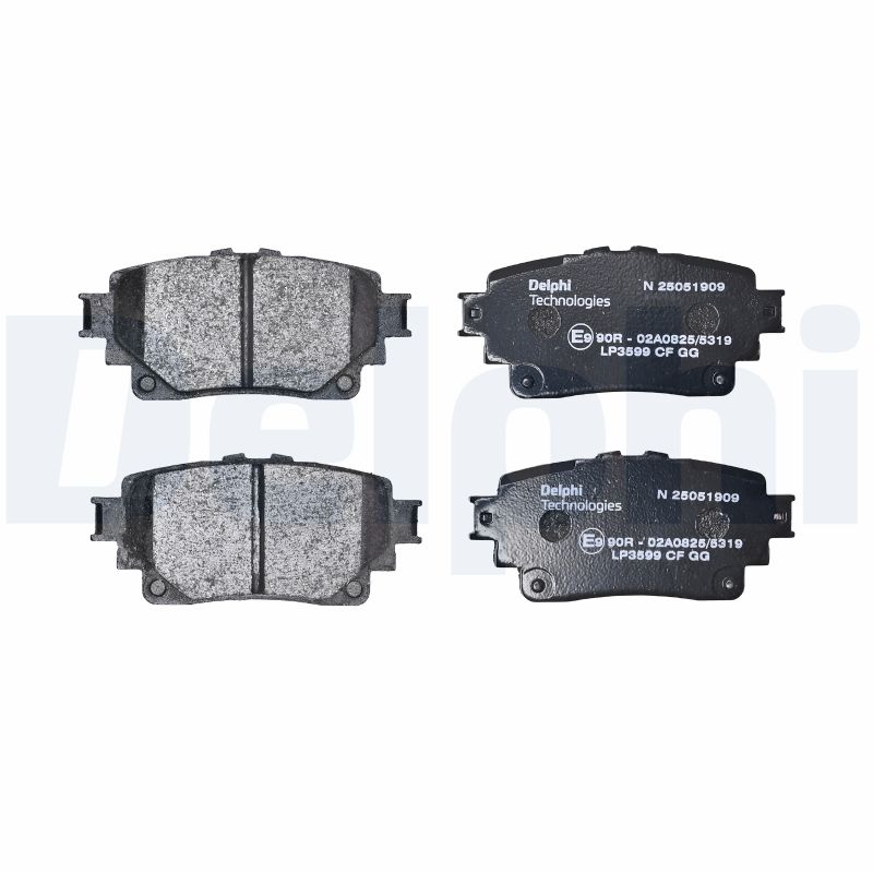 DELPHI Bremseklodser lp3599 for SUZUKI TOYOTA LEXUS