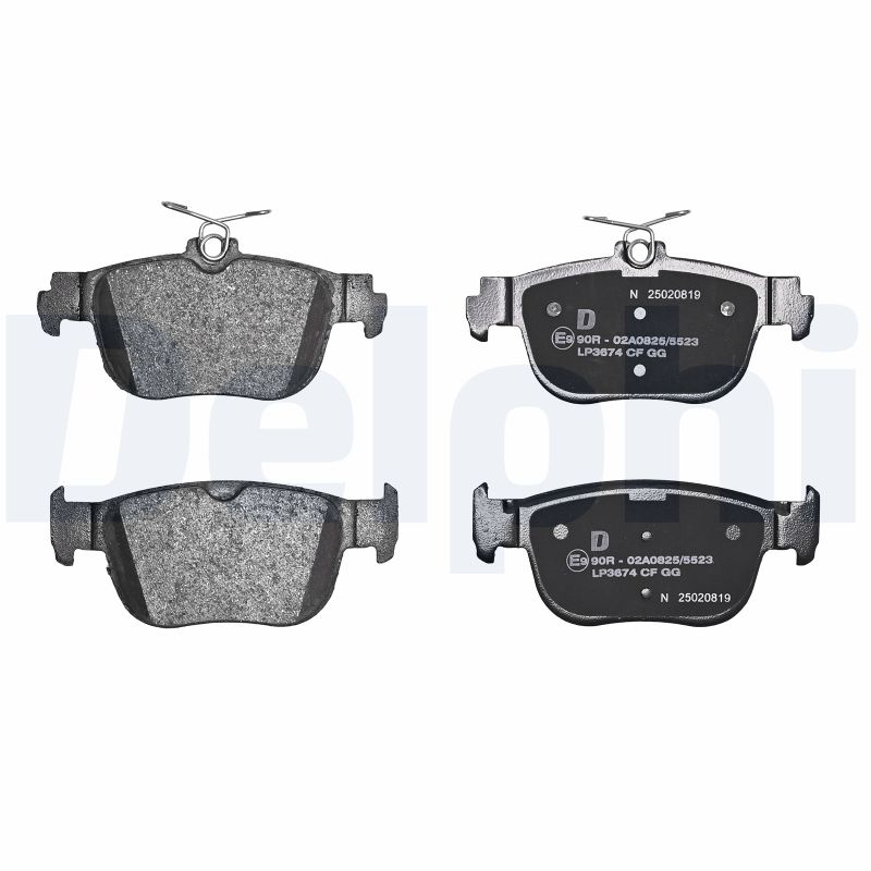 DELPHI Bremseklodser lp3674 for FORD MG VW CUPRA