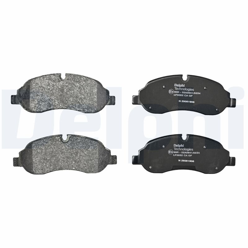 DELPHI Bremseklodser lp3682 for FORD