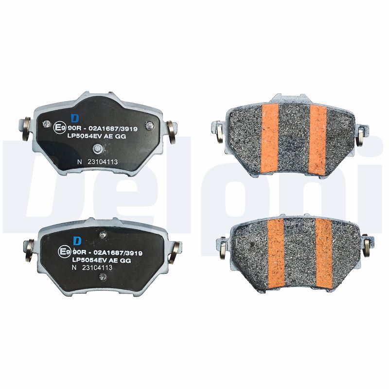 DELPHI Bremseklodser lp5054ev for DS VAUXHALL