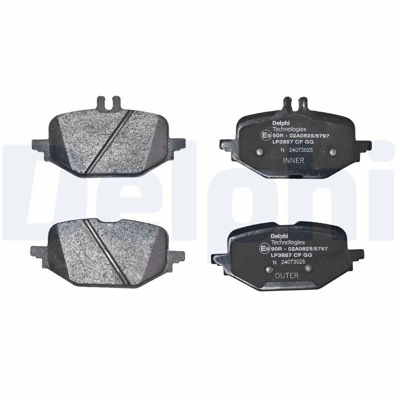 DELPHI Bremseklodser lp3857 for MERCEDES-BENZ