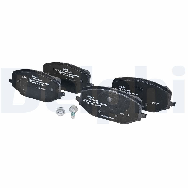 DELPHI Bremseklodser lp3875 for JEEP DS CITROËN TOYOTA
