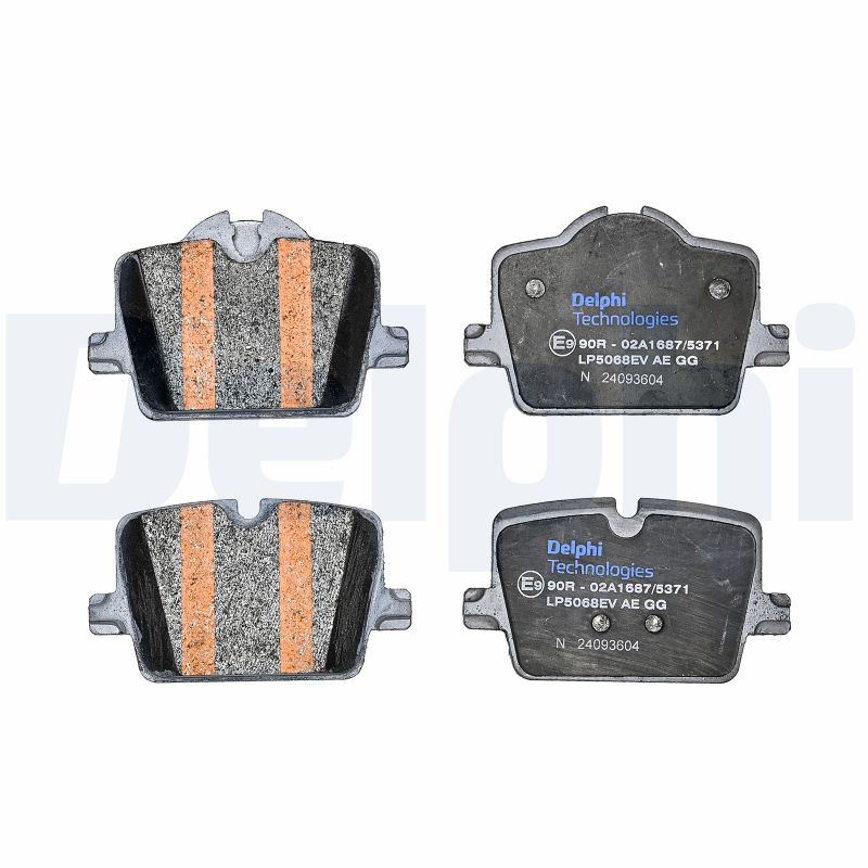 DELPHI Bremseklodser lp5068ev for BMW (BRILLIANCE)