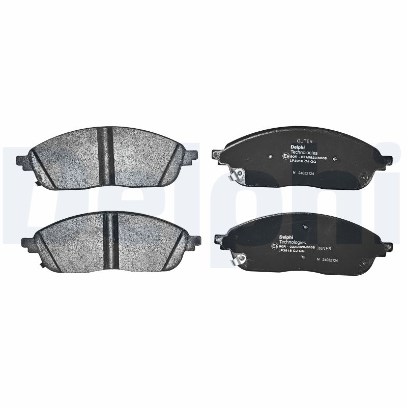 DELPHI Bremseklodser lp3918 for JEEP