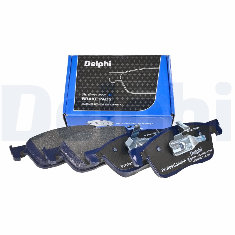 DELPHI Bremseklodssæt, parkeringsbremse LP3260LC for FIAT VAUXHALL TOYOTA