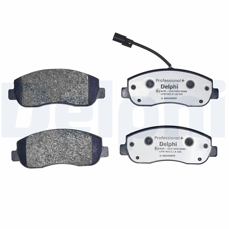 DELPHI Bremseklodser LP2190LC for OPEL VAUXHALL CHEVROLET NISSAN RENAULT