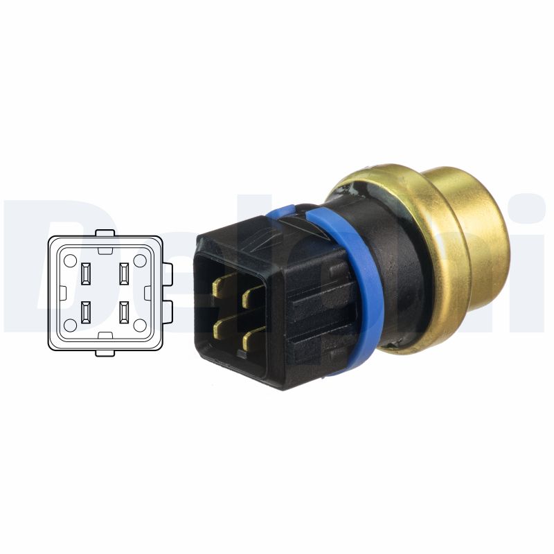 DELPHI Sensor, kølevæsketemp. ts10476 for MERCEDES-BENZ