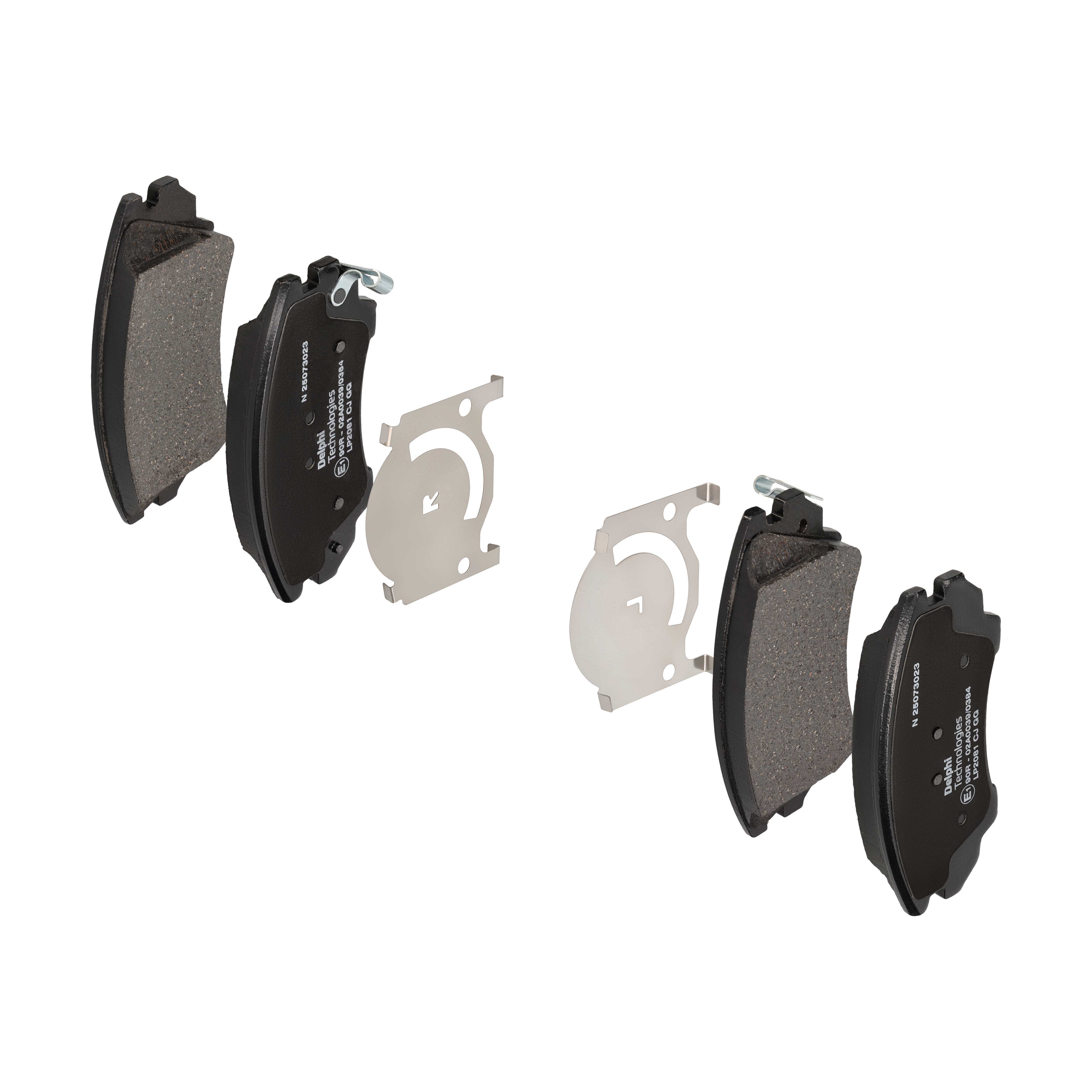 DELPHI Bremseklodser lp2081 for OPEL CHEVROLET (SGM) MG BUICK (SGM) CHEVROLET VAUXHALL
