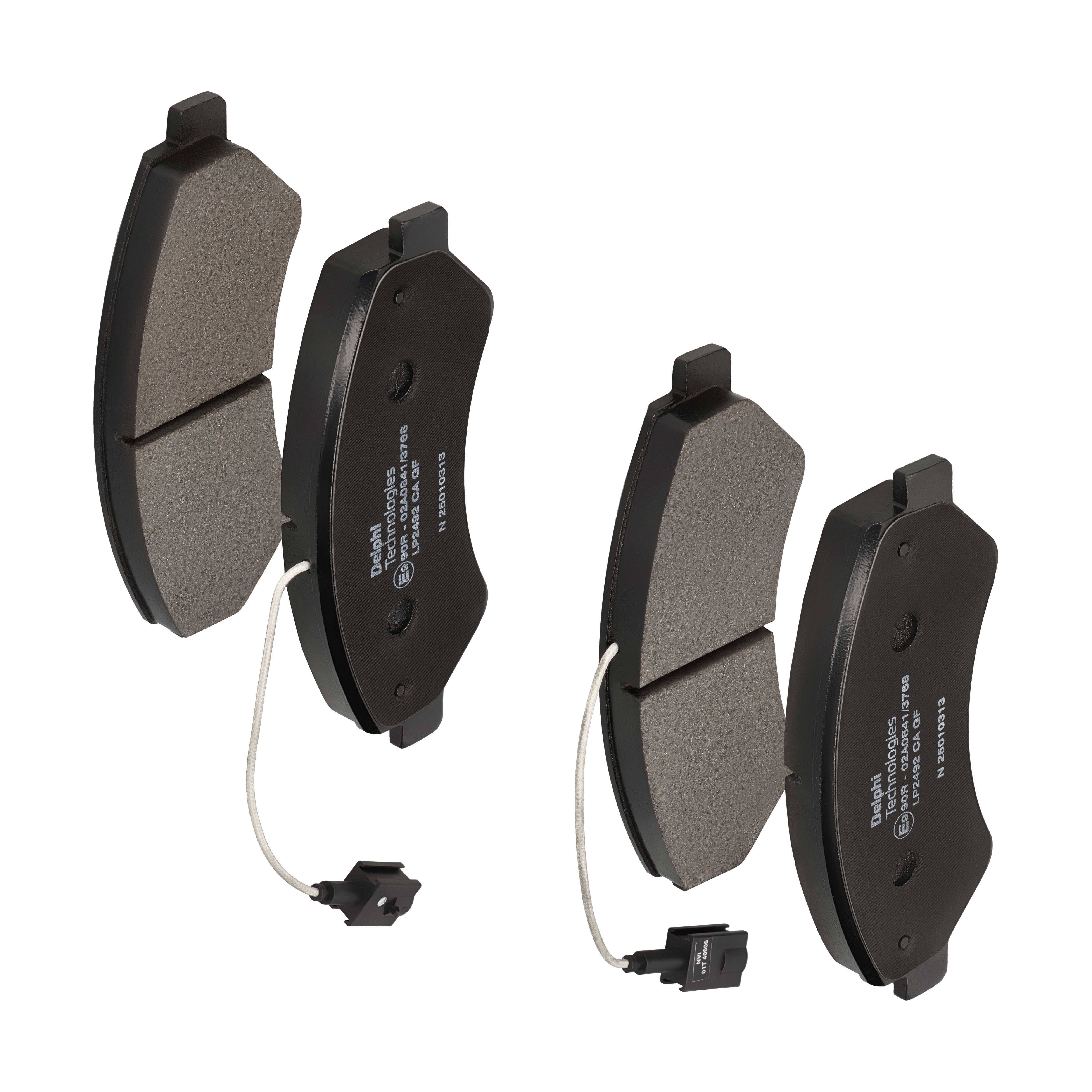 DELPHI Bremseklodser lp2492 for FIAT PEUGEOT VAUXHALL TOYOTA