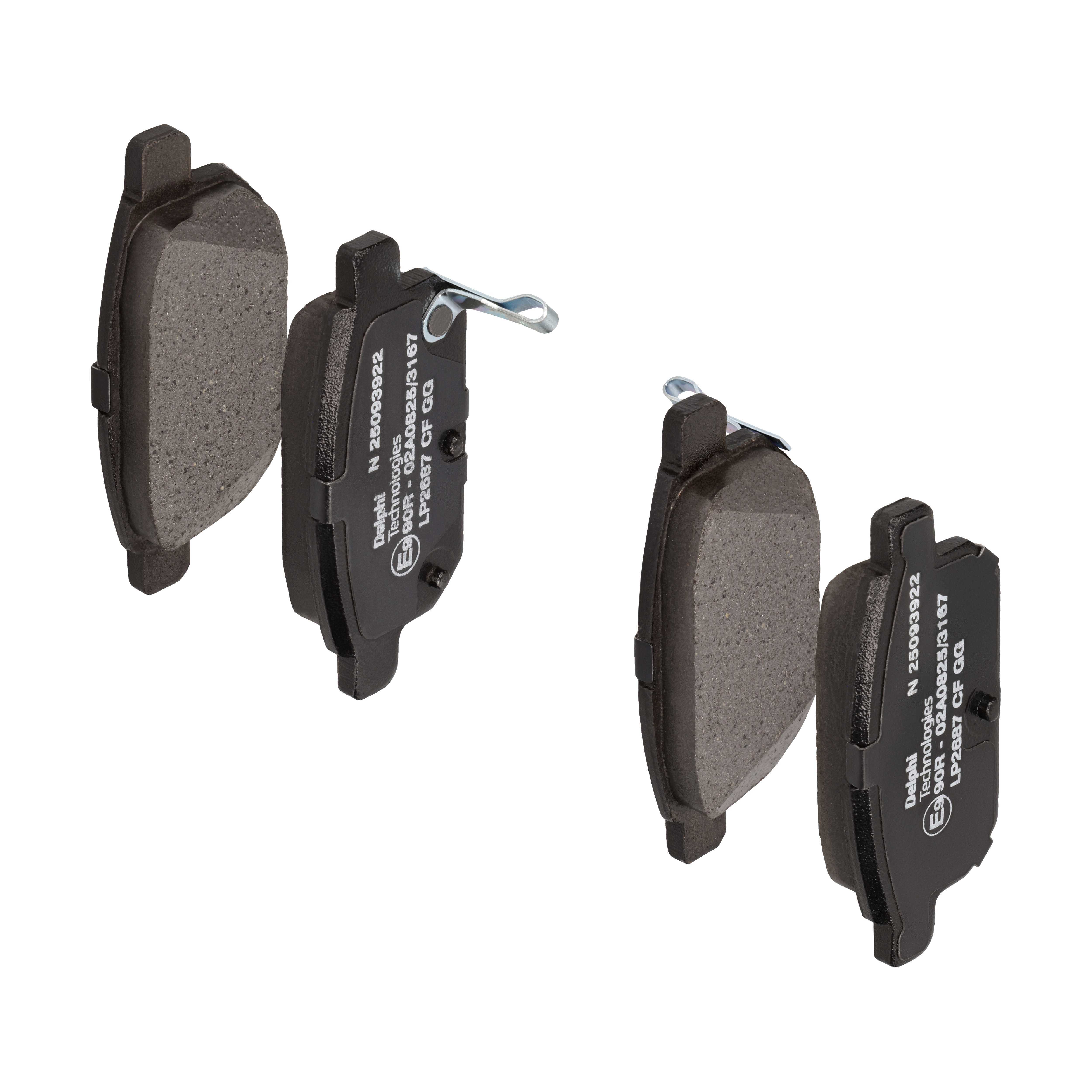 DELPHI Bremseklodser lp2687 for SUZUKI
