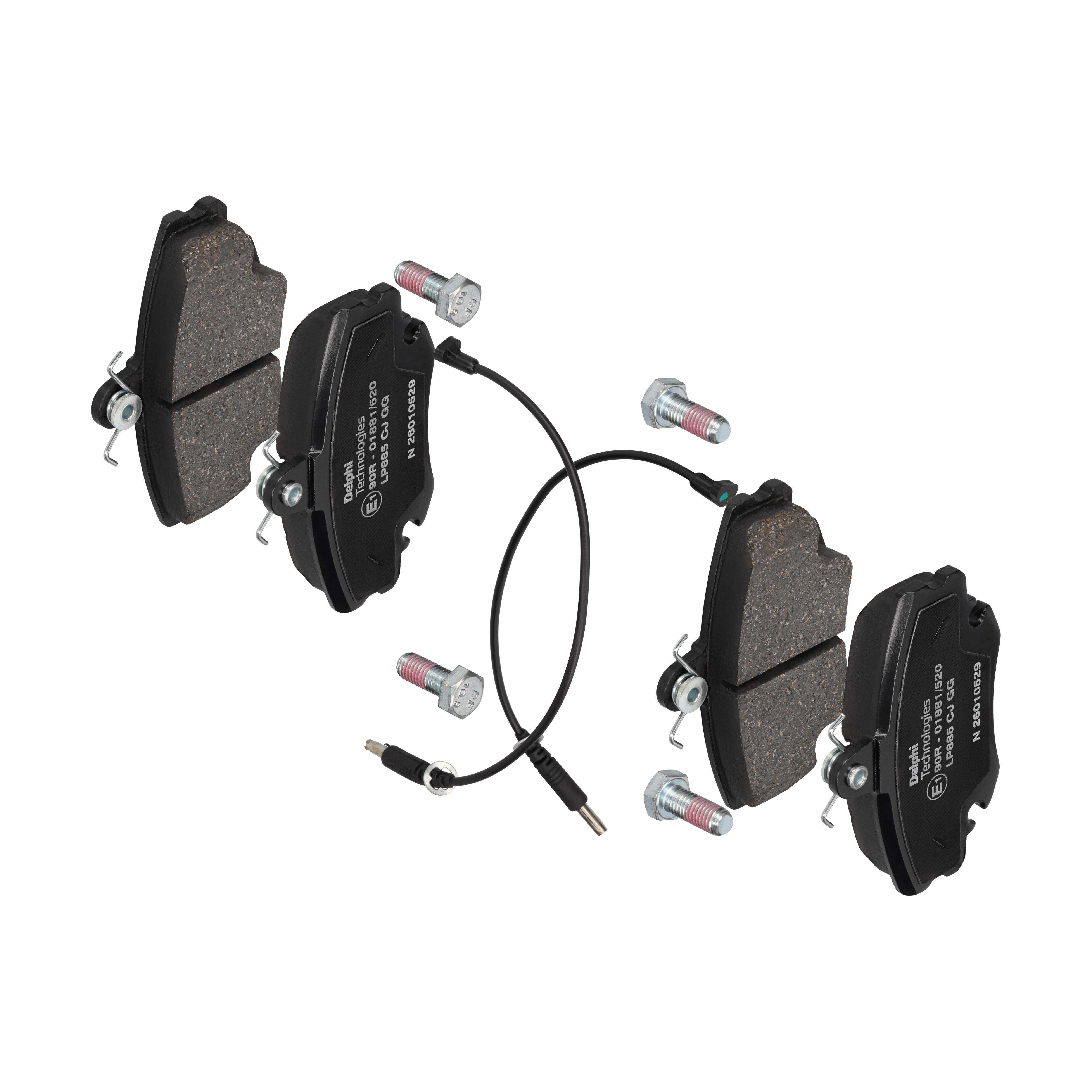 DELPHI Bremseklodser lp885 for PEUGEOT DACIA RENAULT ALPINE