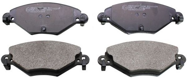 DENCKERMANN Bremseklodser b110105 foraksel for CITROËN PEUGEOT