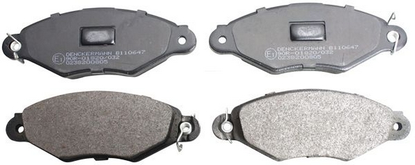DENCKERMANN Bremseklodser b110647 foraksel for PEUGEOT CITROËN RENAULT NISSAN