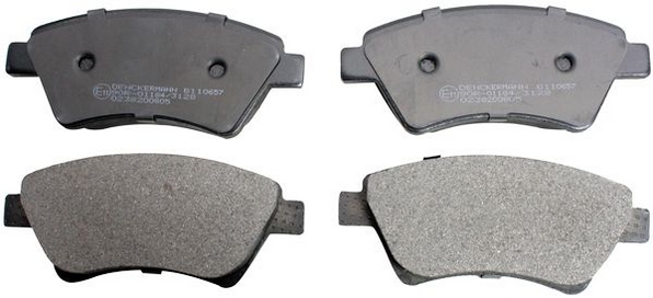 DENCKERMANN Bremseklodser b110657 foraksel for RENAULT