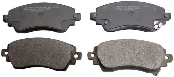 DENCKERMANN Bremseklodser b110755 foraksel for TOYOTA