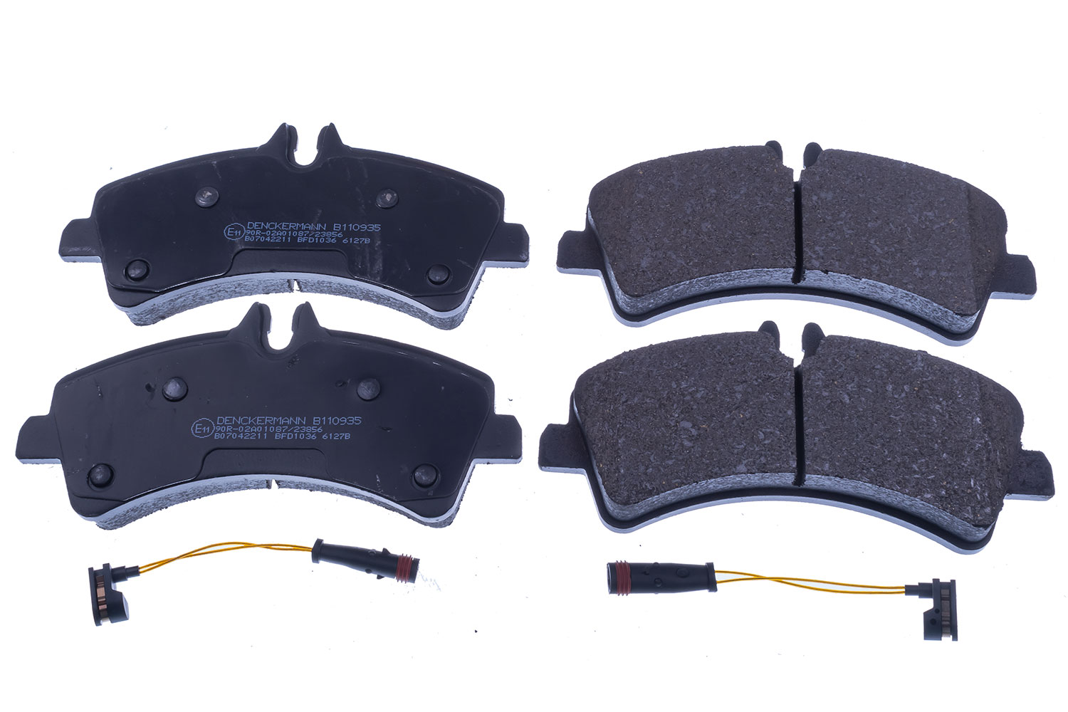 DENCKERMANN Bremseklodser b110935 bagaksel for MERCEDES-BENZ VAG