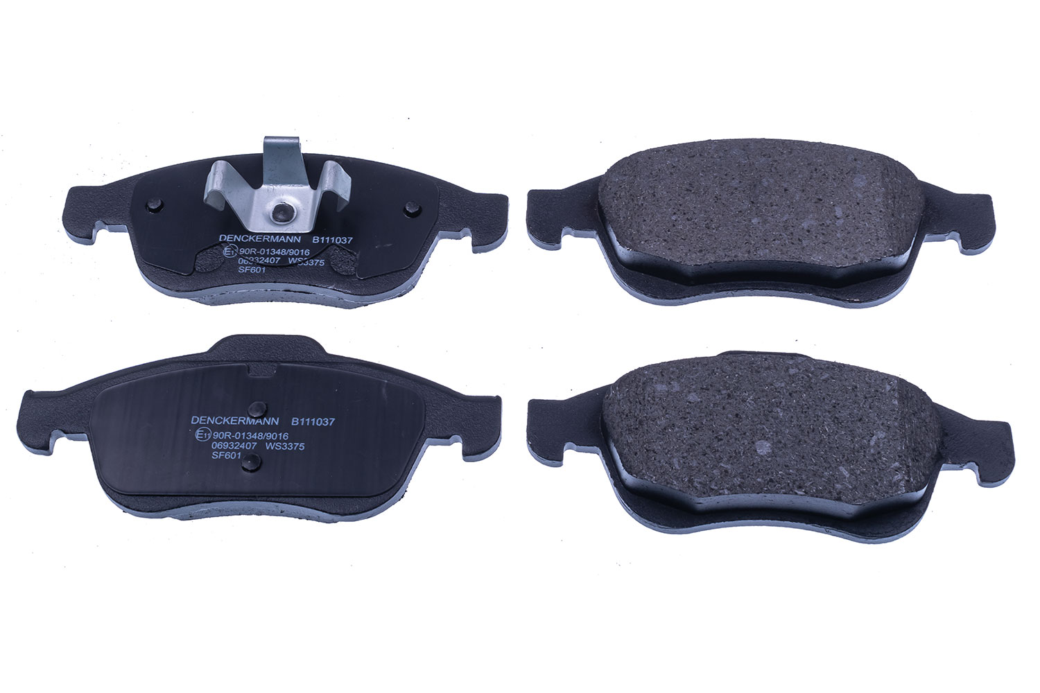 DENCKERMANN Bremseklodser b111037 foraksel for NISSAN DACIA