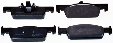 DENCKERMANN Bremseklodser B111215 foraksel for GMC RENAULT DACIA SMART