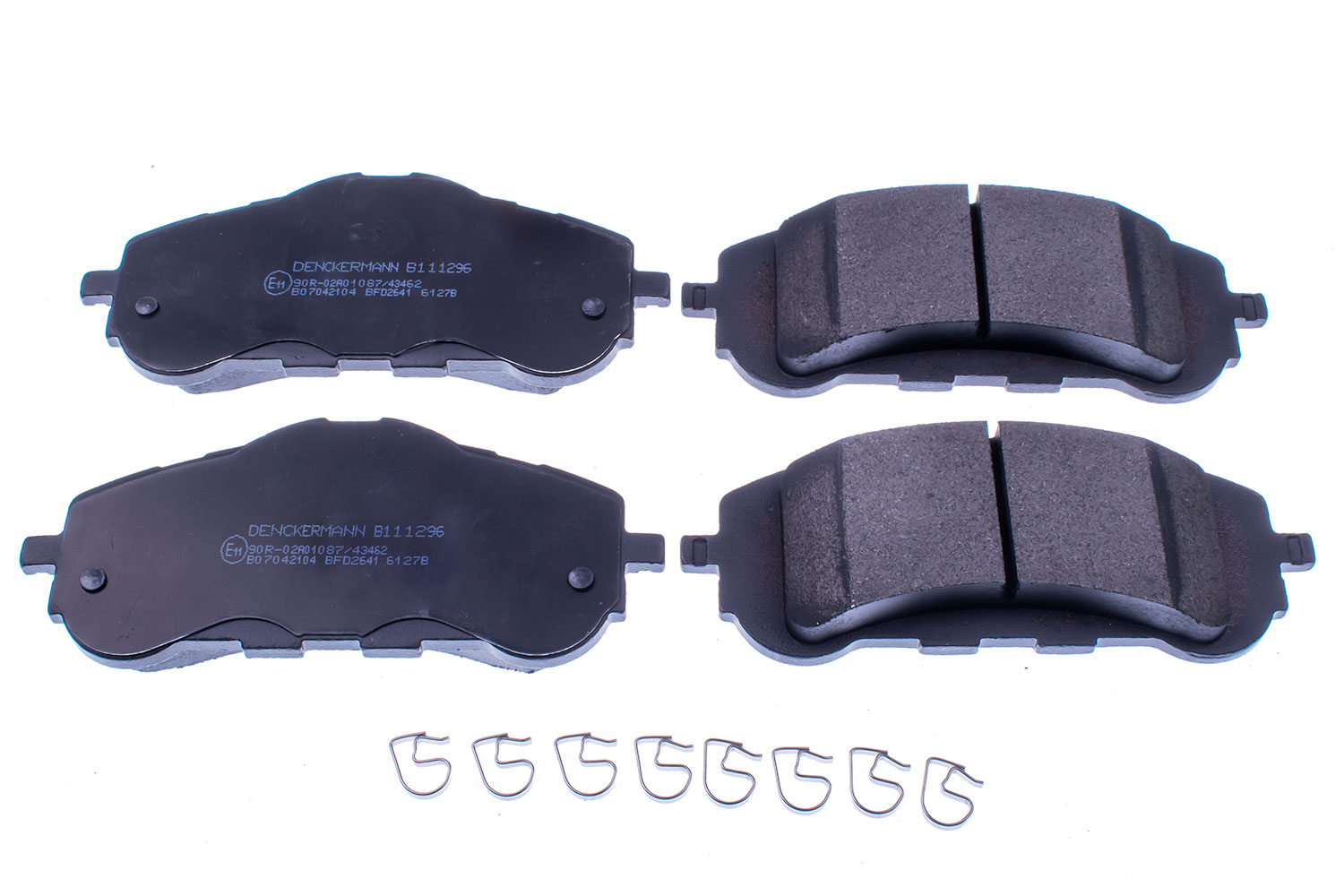 DENCKERMANN Bremseklodser b111296 foraksel for VAUXHALL PEUGEOT