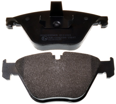 DENCKERMANN Bremseklodser B111314 foraksel for BMW