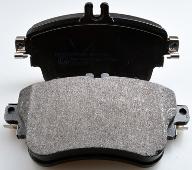 DENCKERMANN Bremseklodser B111315 foraksel for MERCEDES-BENZ