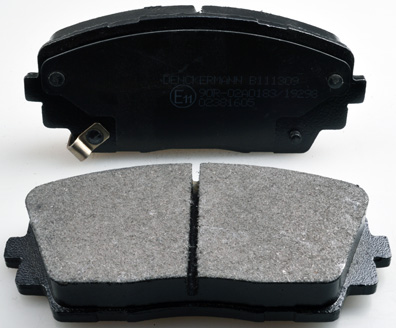 DENCKERMANN Bremseklodser B111309 foraksel for KIA