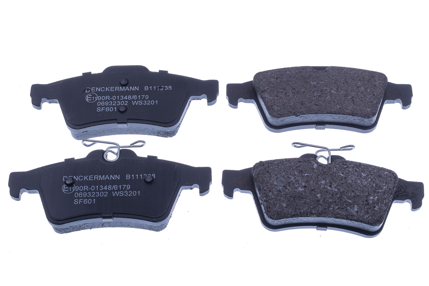 DENCKERMANN Bremseklodser B111338 bagaksel for FORD VAUXHALL VOLVO GENERAL MOTORS FORD (CHANGAN) MAZDA