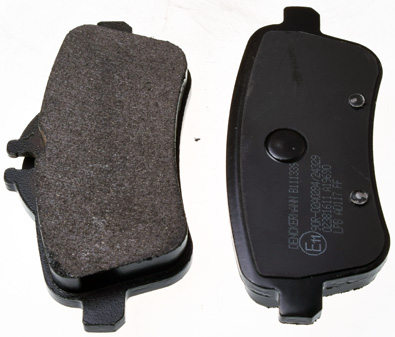 DENCKERMANN Bremseklodser B111339 bagaksel for MERCEDES-BENZ