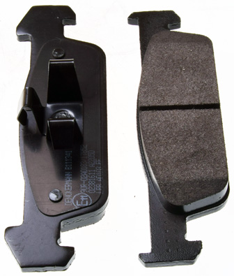 DENCKERMANN Bremseklodser B111341 foraksel for RENAULT DACIA SMART