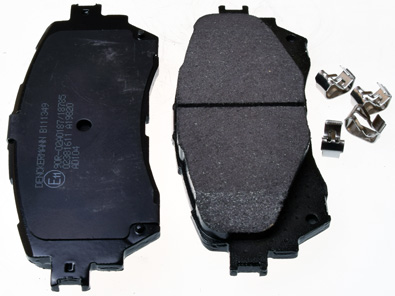 DENCKERMANN Bremseklodser B111349 foraksel for MAZDA