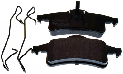 DENCKERMANN Bremseklodser B111329 bagaksel for CHRYSLER JEEP