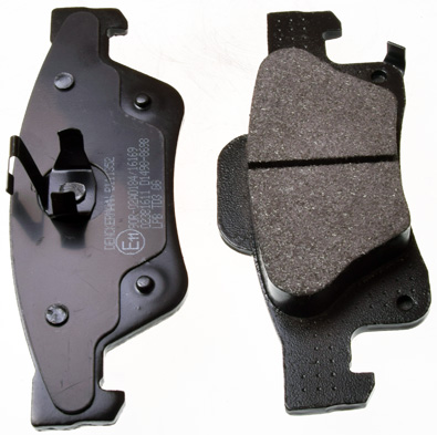 DENCKERMANN Bremseklodser B111352 bagaksel for JEEP
