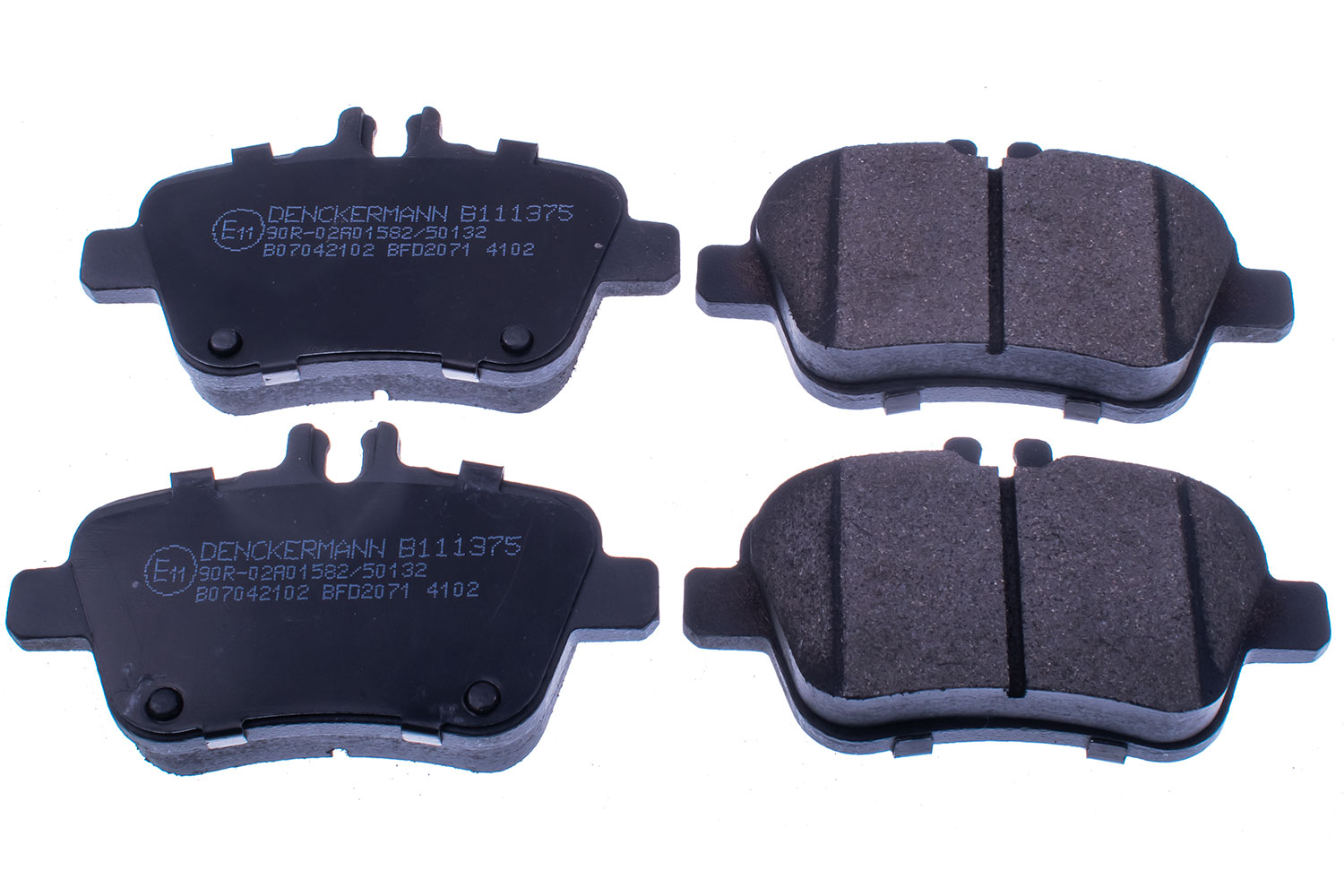 DENCKERMANN Bremseklodser B111375 bagaksel for MERCEDES-BENZ