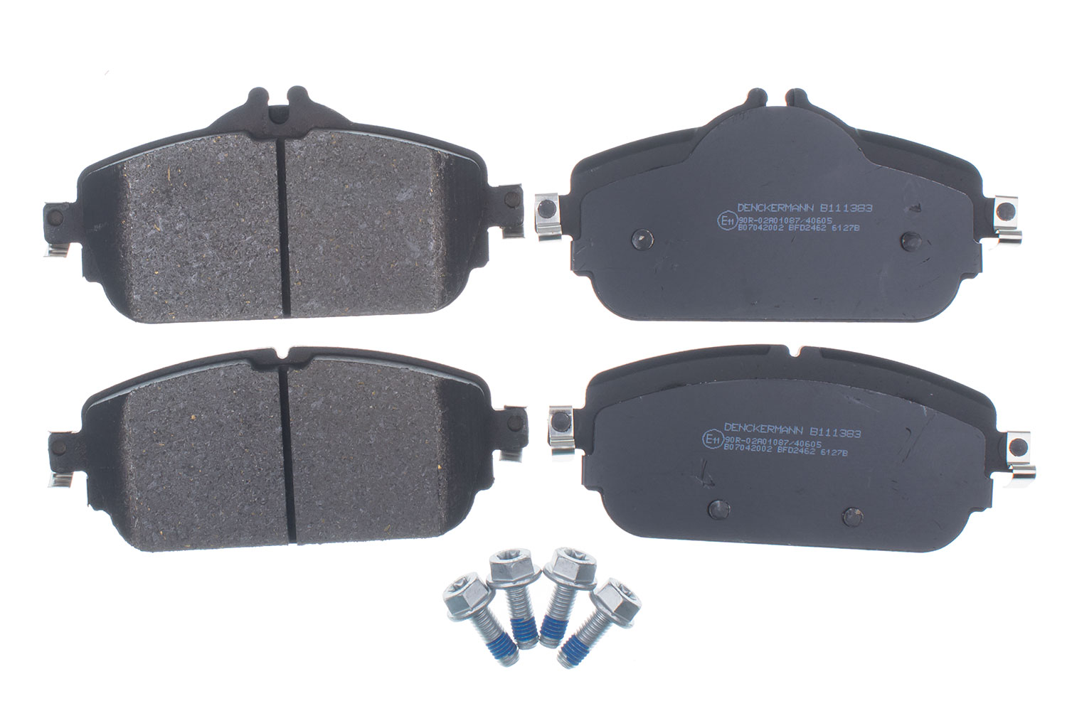 DENCKERMANN Bremseklodser B111383 foraksel for MERCEDES-BENZ