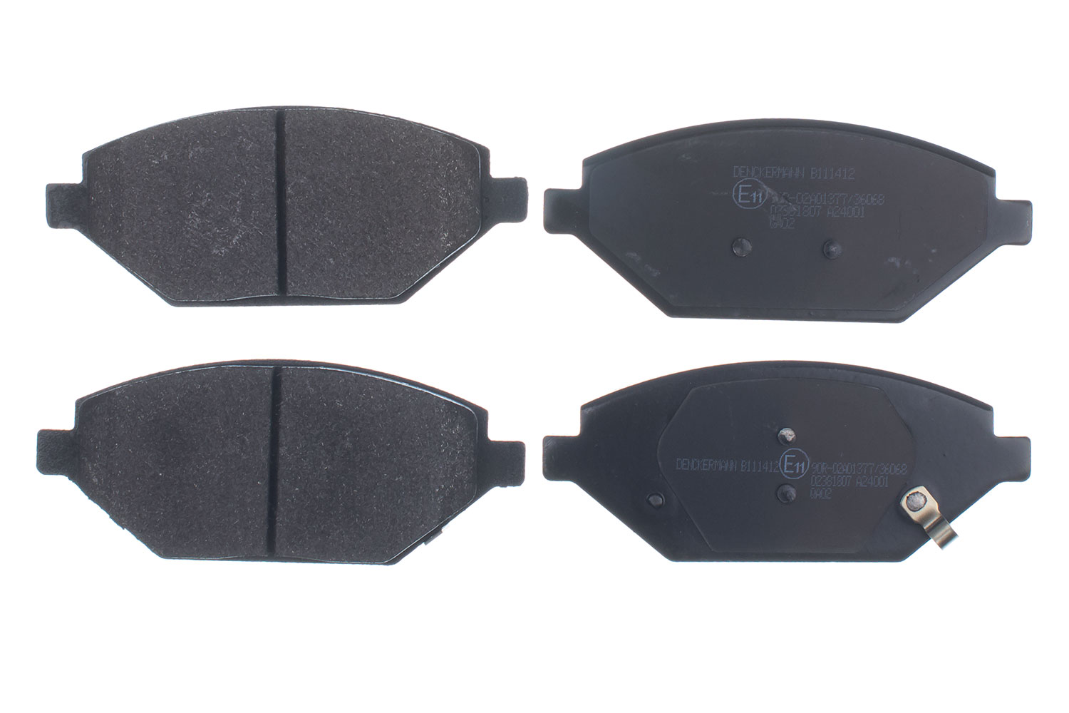 DENCKERMANN Bremseklodser B111412 foraksel for OPEL CHEVROLET