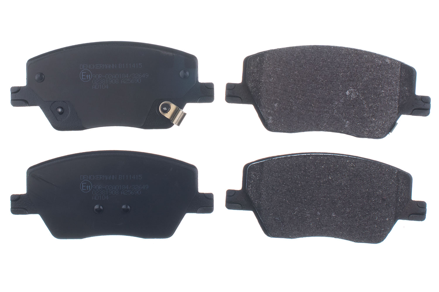 DENCKERMANN Bremseklodser B111415 foraksel for GMC FIAT