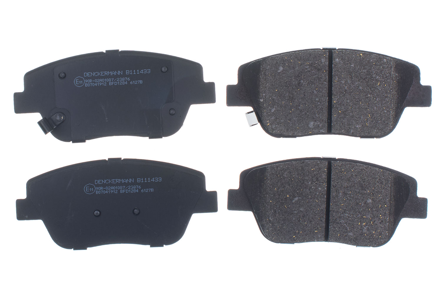 DENCKERMANN Bremseklodser B111433 foraksel for HYUNDAI KIA