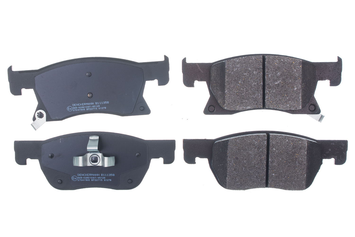 DENCKERMANN Bremseklodser B111358 foraksel for OPEL