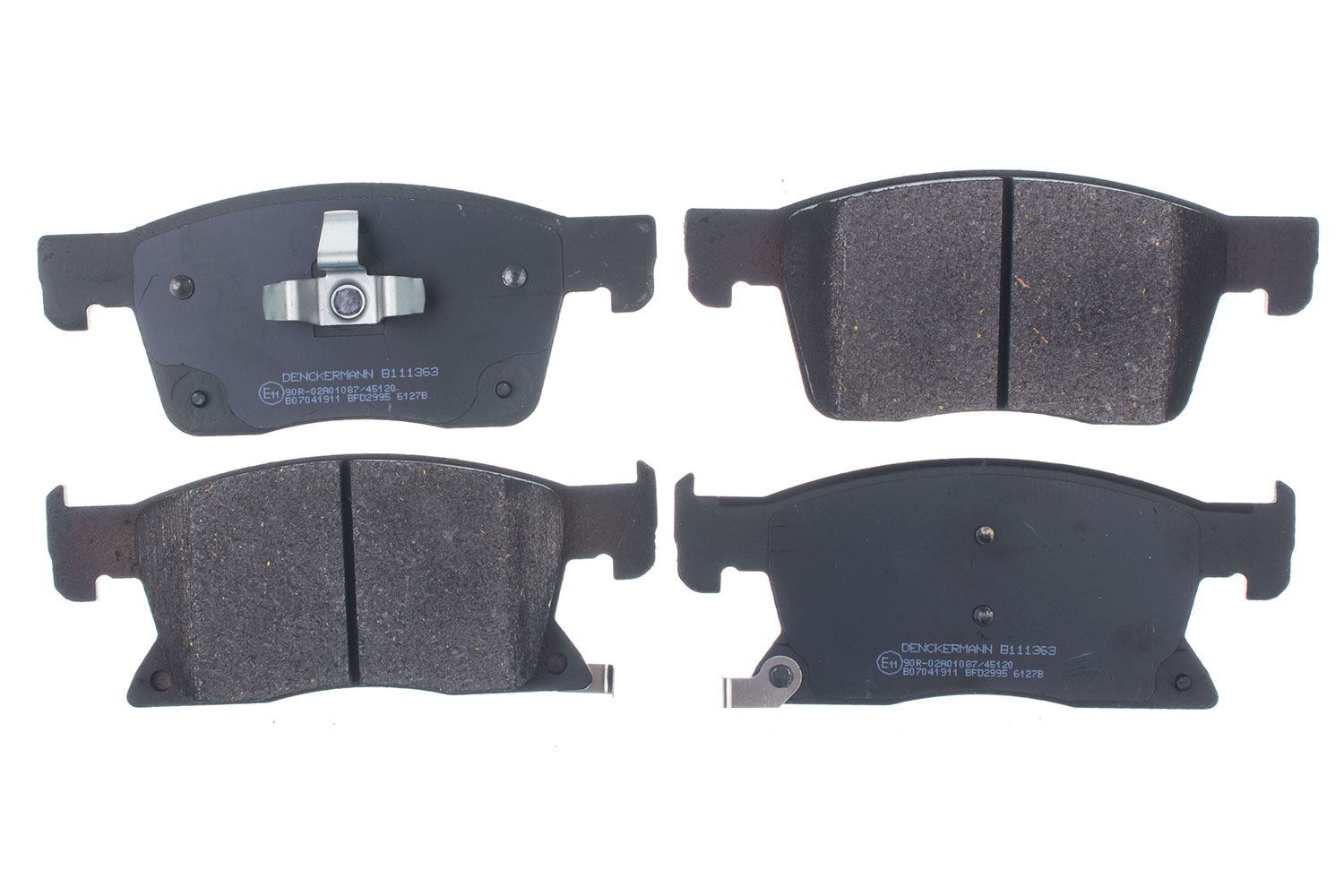 DENCKERMANN Bremseklodser B111363 foraksel for VAUXHALL