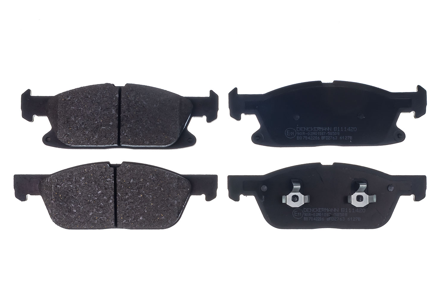 DENCKERMANN Bremseklodser B111420 foraksel for FORD
