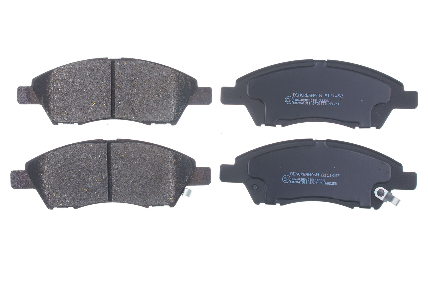 DENCKERMANN Bremseklodser B111452 foraksel for GMC NISSAN VENUCIA NISSAN (DFAC)