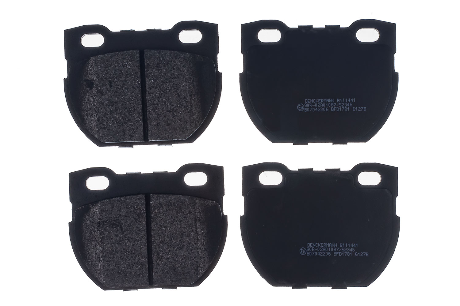 DENCKERMANN Bremseklodser B111441 bagaksel for LAND ROVER