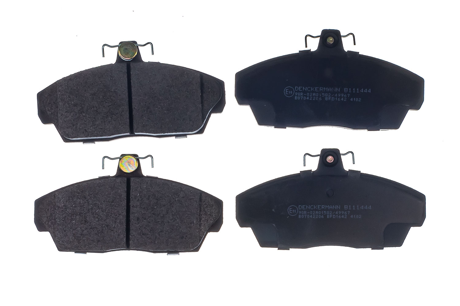 DENCKERMANN Bremseklodser B111444 foraksel for LAND ROVER