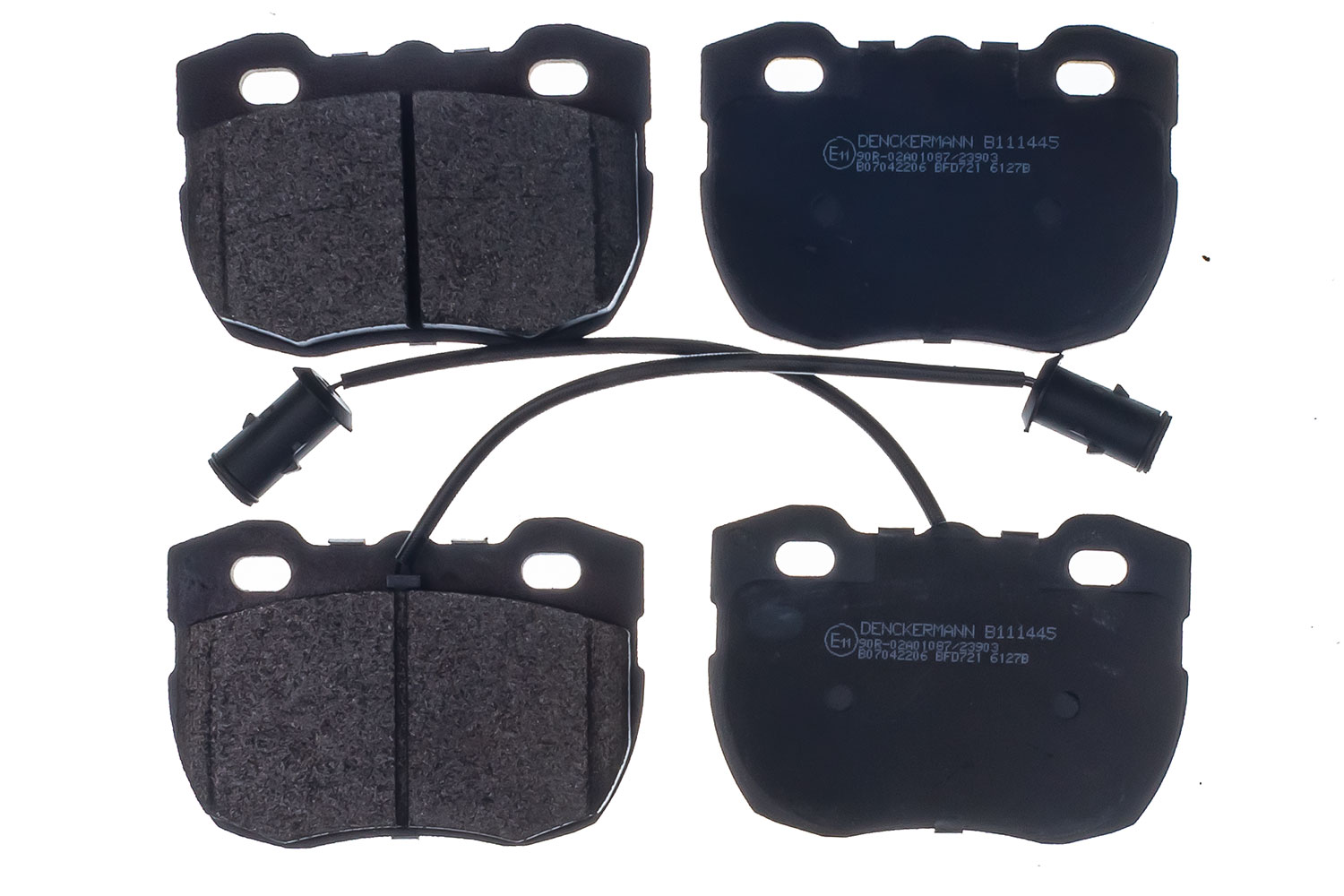 DENCKERMANN Bremseklodser B111445 foraksel for METROCAB LAND ROVER