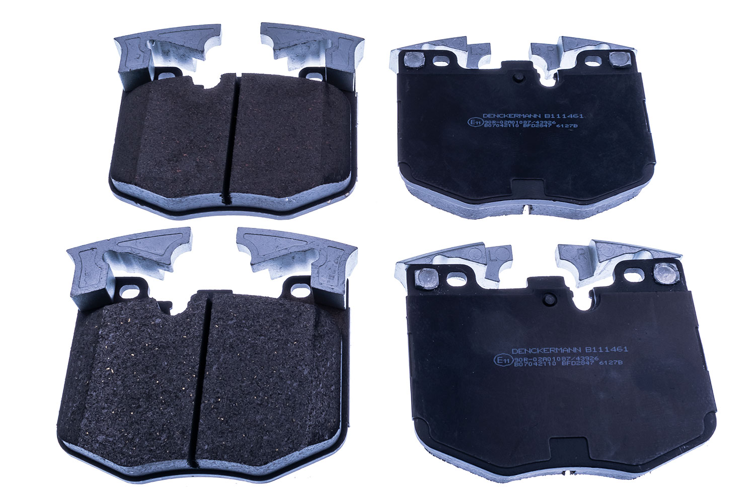 DENCKERMANN Bremseklodser B111461 foraksel for BMW TOYOTA