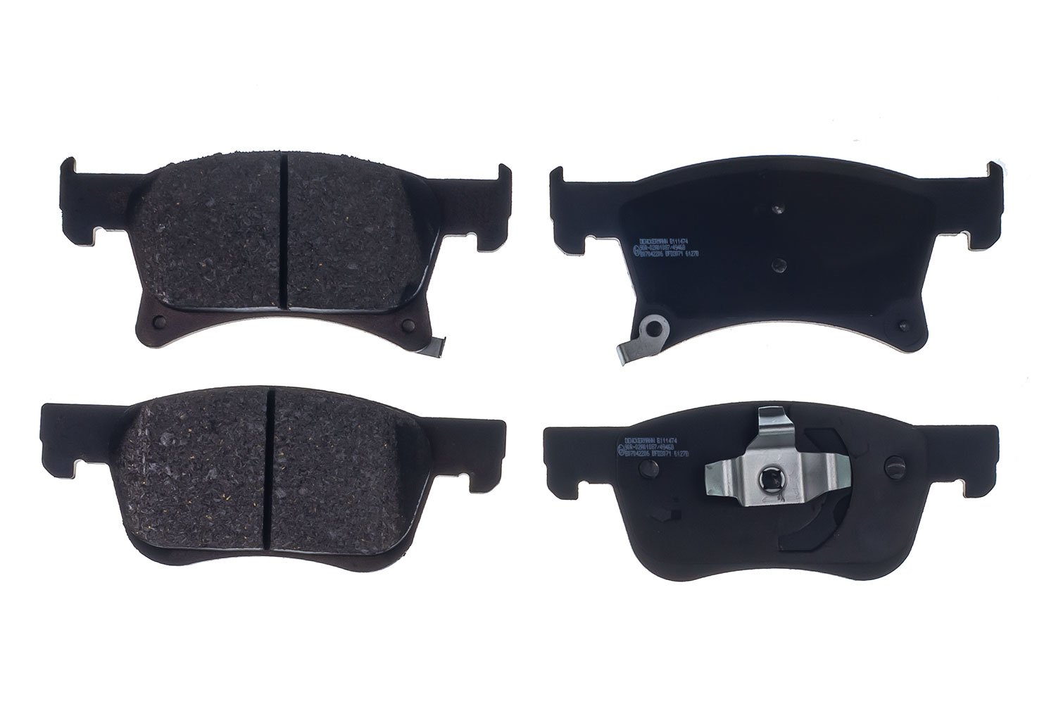 DENCKERMANN Bremseklodser B111474 foraksel for VAUXHALL